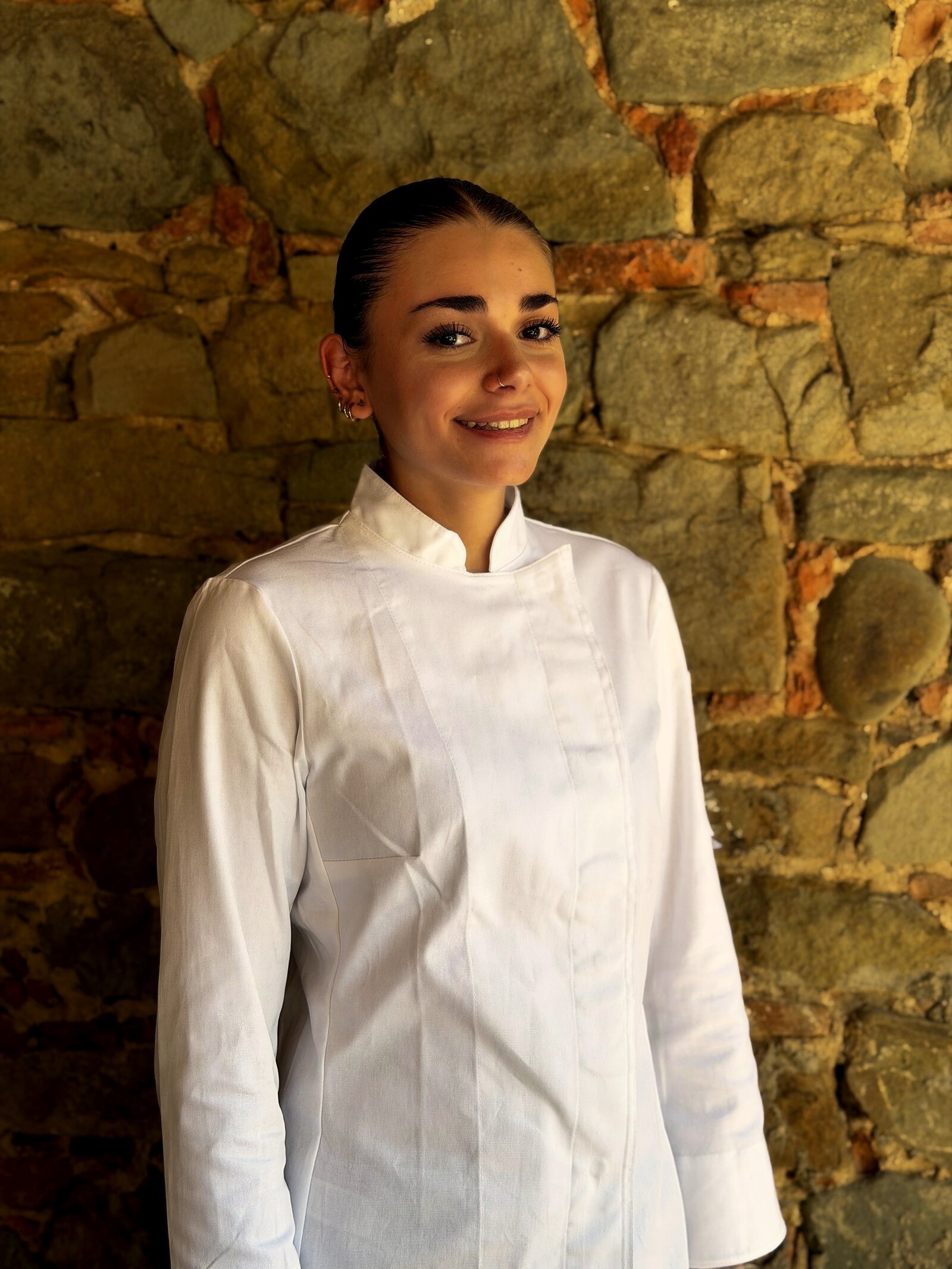 Simona, sous chef del ristorante Antico Portale in Valdambra