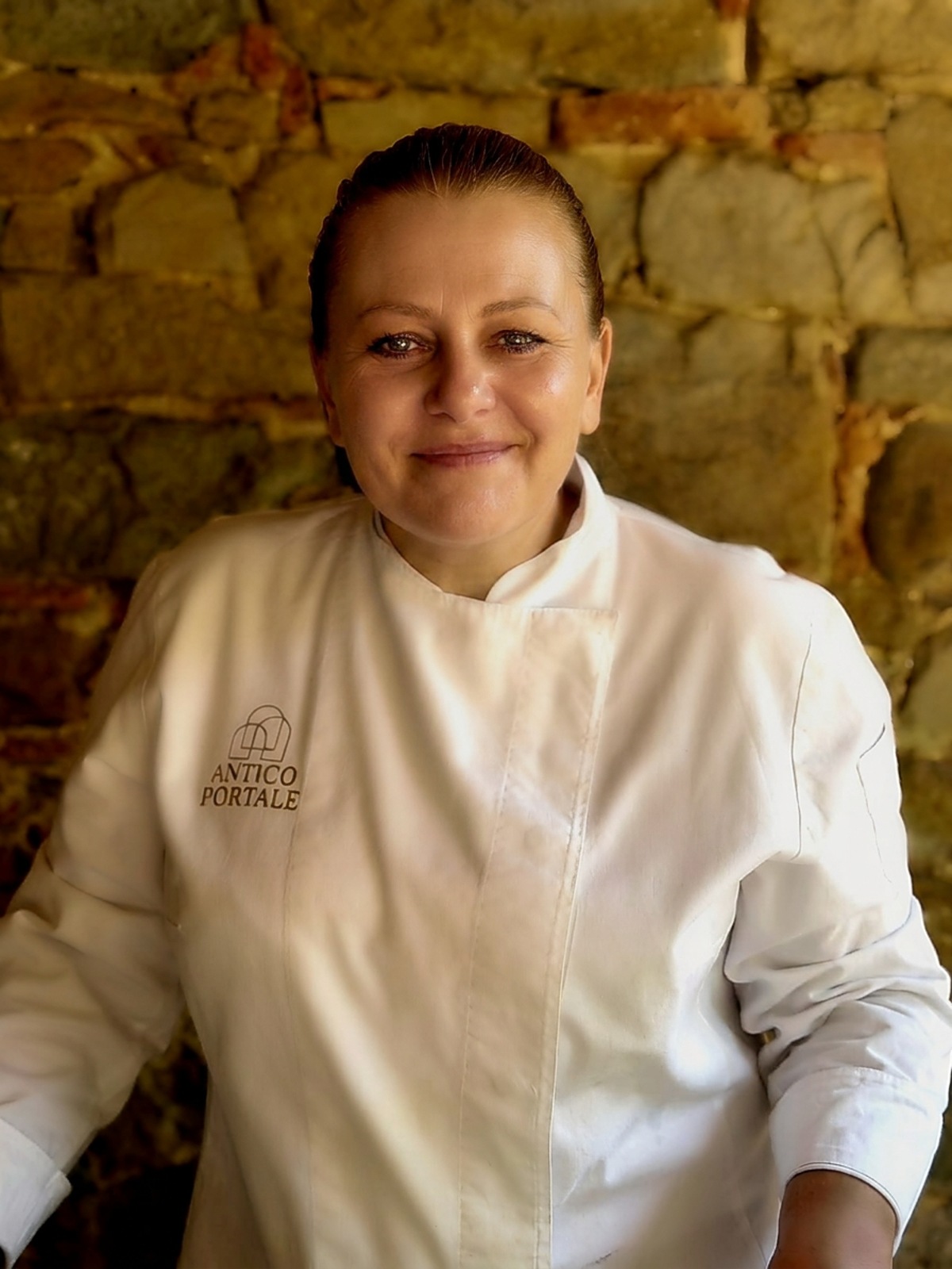 Maddalena, chef del ristorante Antico Portale in Valdambra